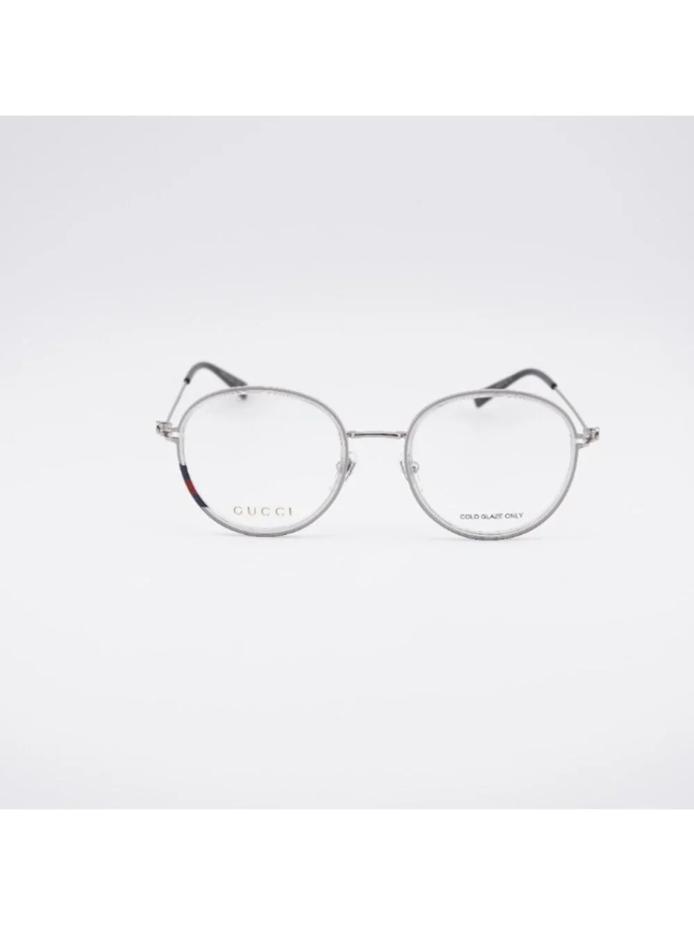 Gucci GG1851O 003 Eyeglasses Grey / Silver 50mm Square Frame